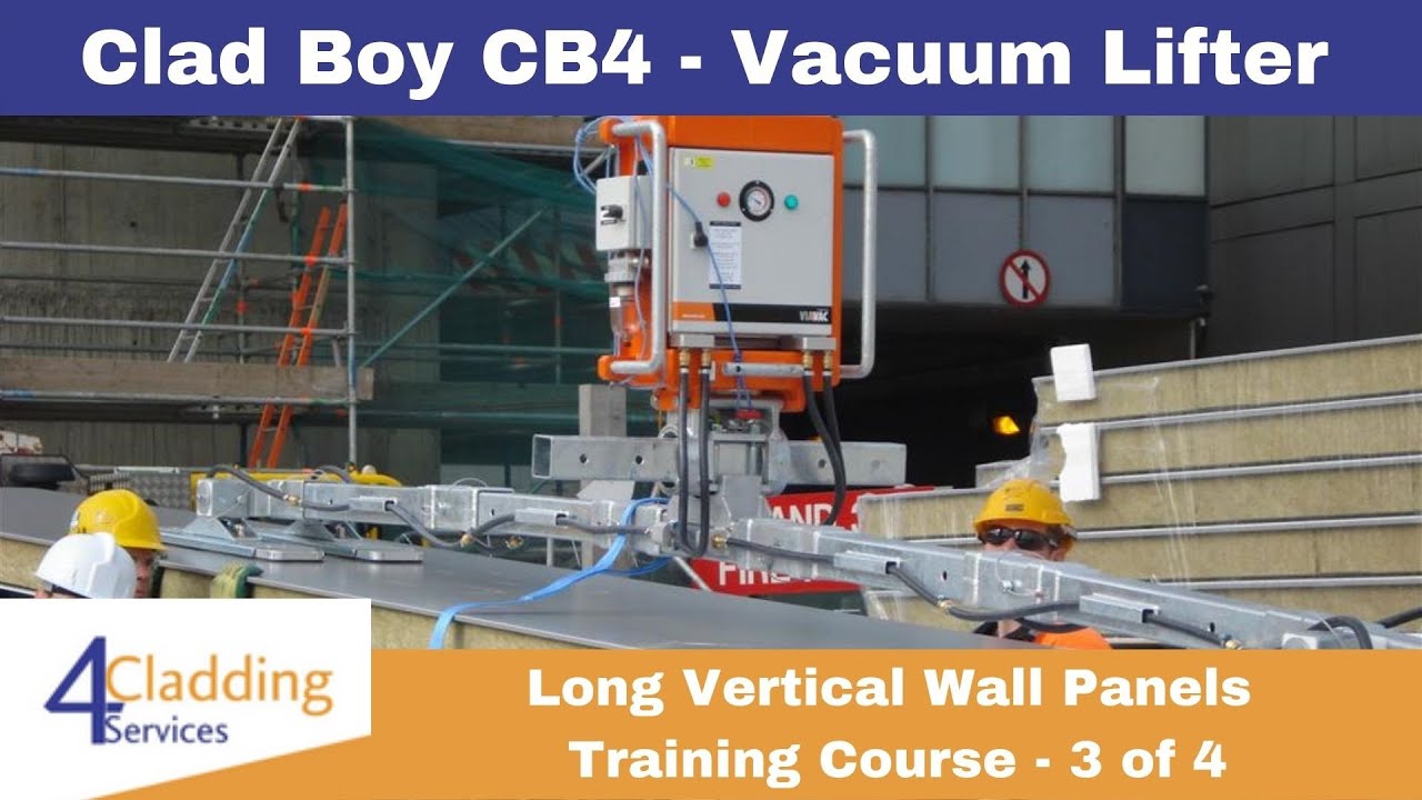 Clad Boy CB4 | Long Vertical Wall Panels | Training Course | Video 3 of 4 | 4 Cladding Services