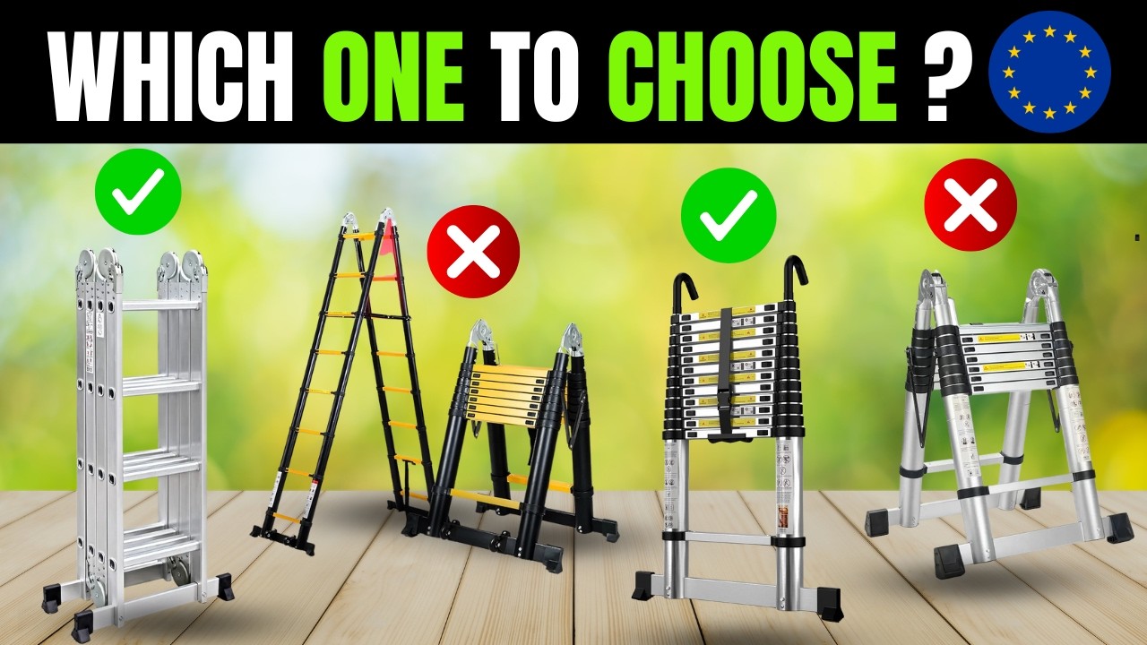 TOP 9 Best Telescoping, Folding & Multi-Purpose Ladders in Europe [2026] 🔥 Amazon Top Picks