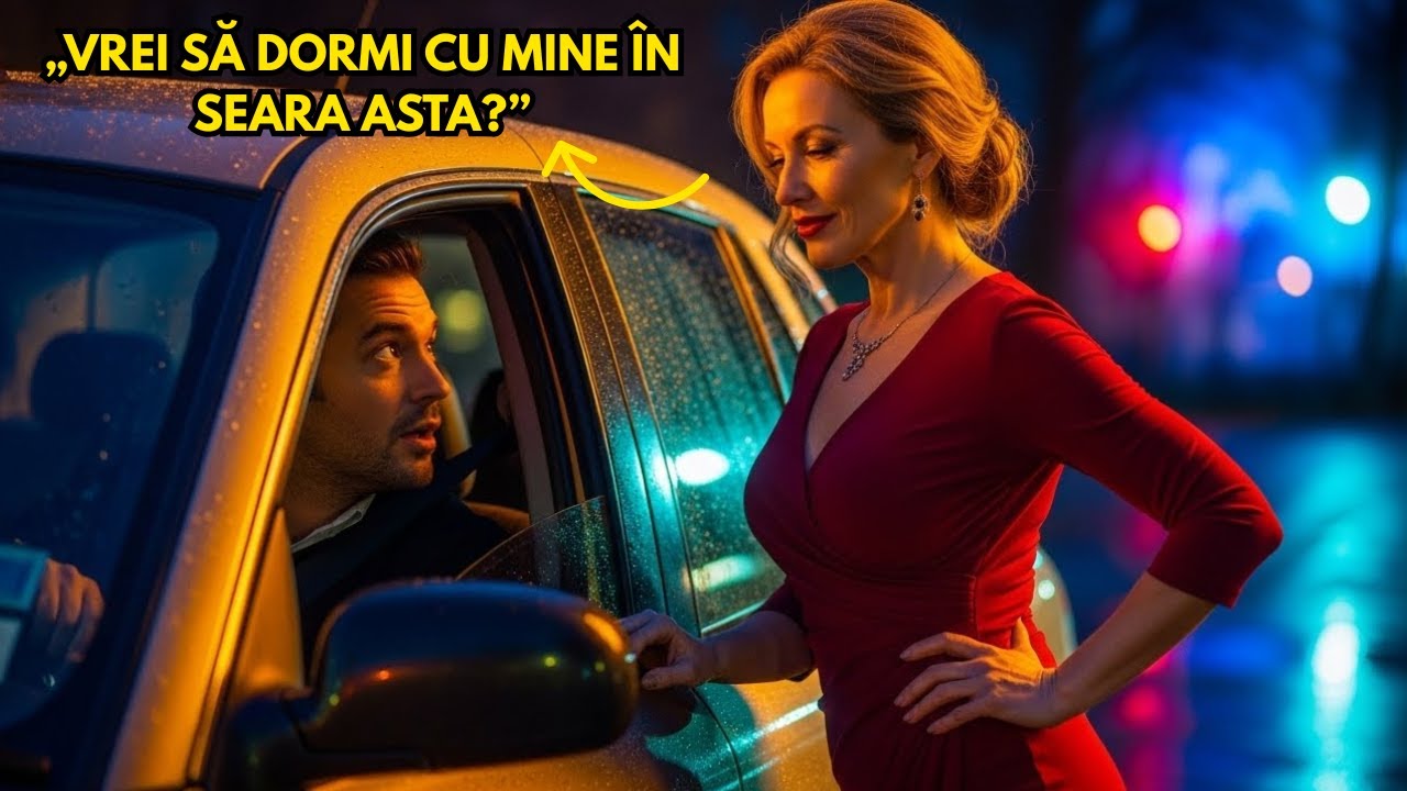 „Vrei să dormi cu mine în seara asta?” — a spus văduva milionară taximetristului când a ajuns acasă!