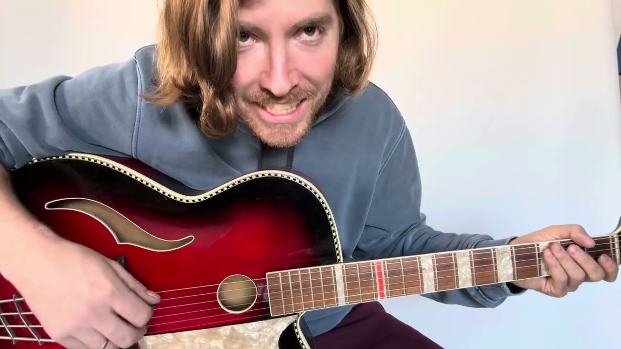 Klira Red King 1950s archtop guitar demo