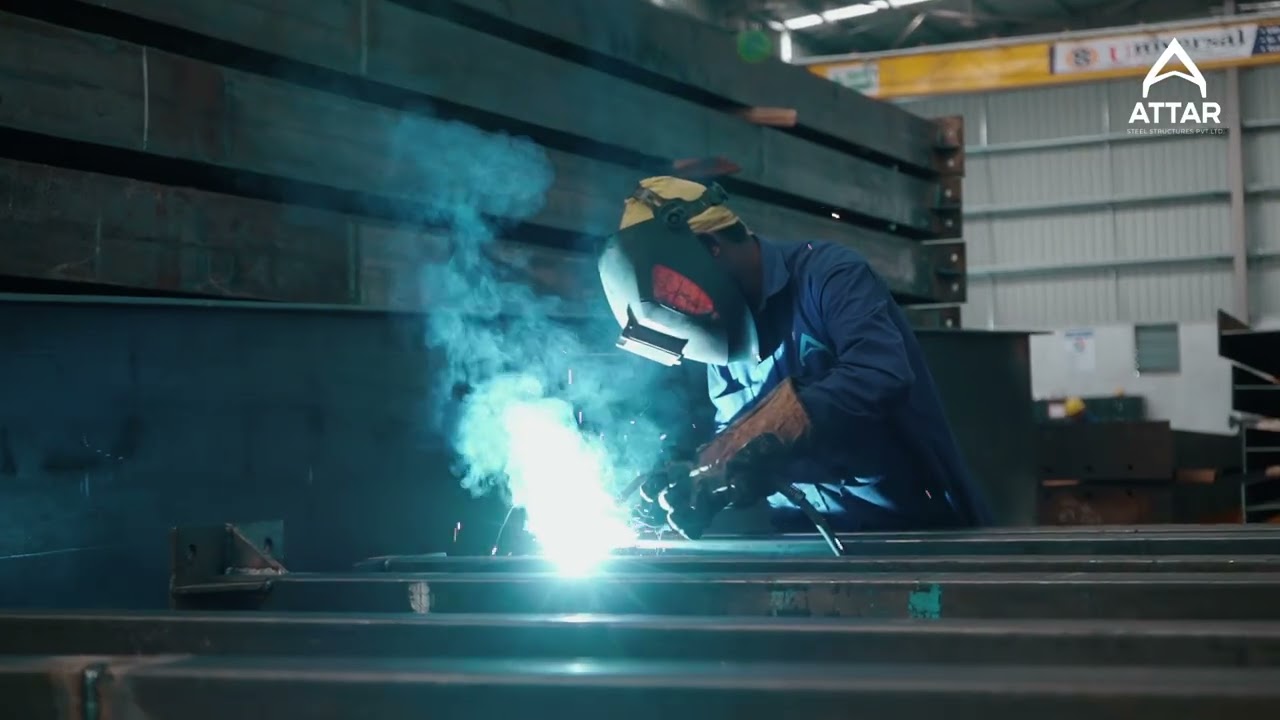 Attar Steel Process Explained | From Design to Final Erection #dubai #steel #peb #industrial 