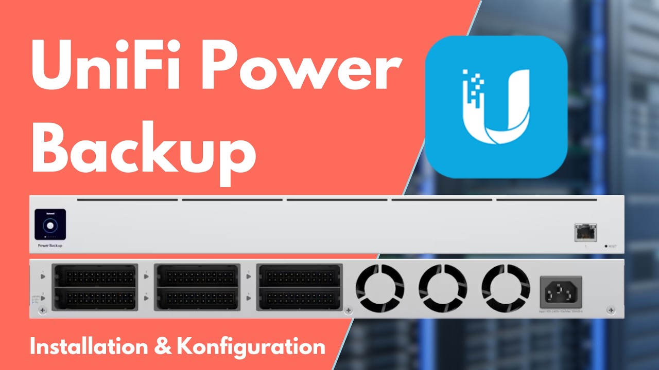UniFi Power Backup UPS-RPS | Ausfallsicherheit für deine 19