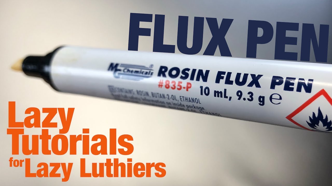 Use Flux when Soldering Guitar Electronics