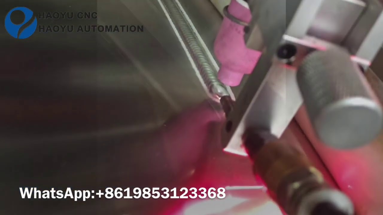 TIG with wire automatic welding machines for Aluminum fuel tank