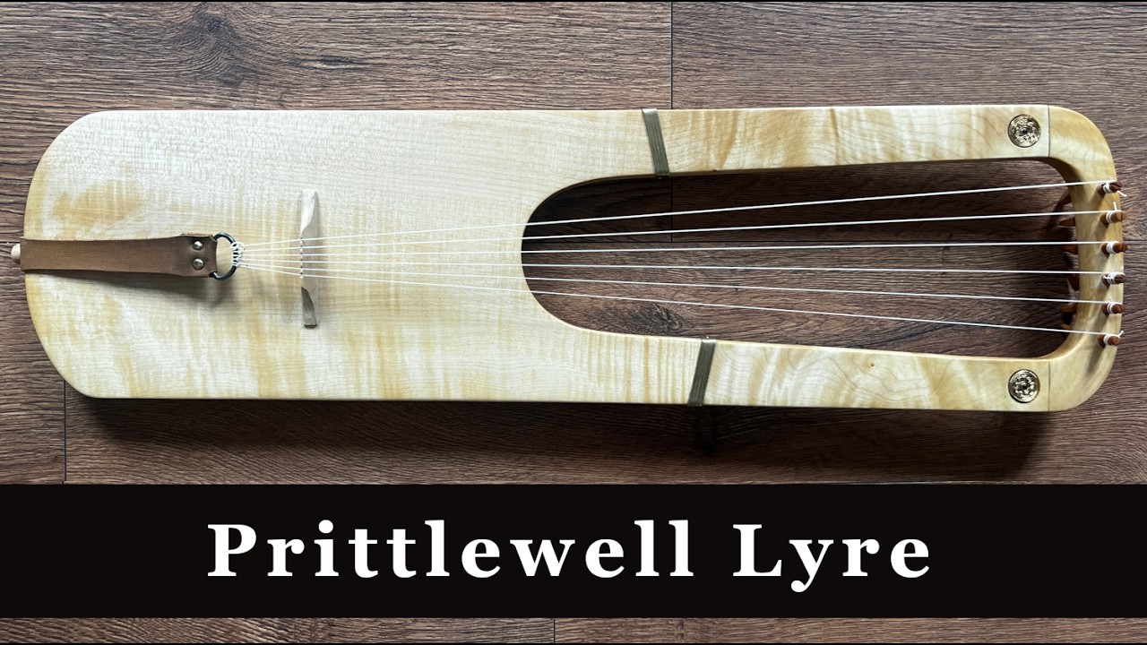 The Prittlewell Lyre, with Aquila New Nylgut Strings by Michael J King