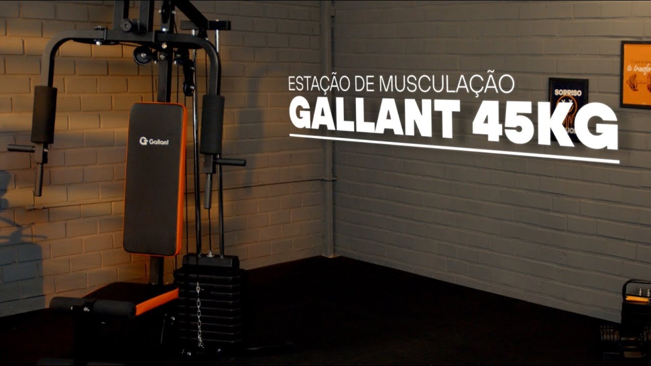 Montagem | Estação de Musculação 45kg Gallant GEM45H25A-PT