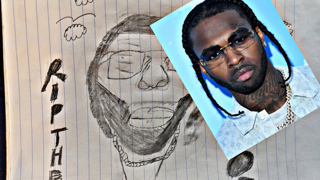 amazing drawing pop smoke Big woo pic