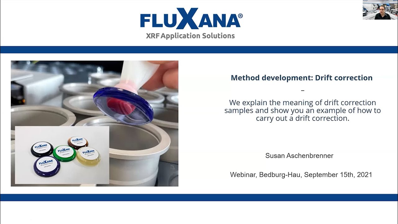 FLUXANA Webinar Method development: Drift correction from September, 15th, 2021