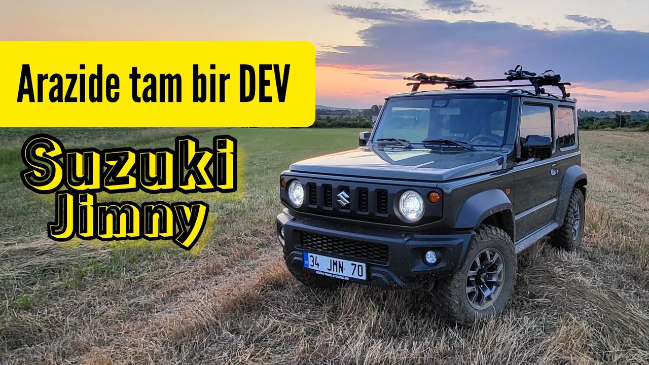 Suzuki'nin mini 4 çekeri Jimny ile arazide çıktık. Off-road deneyimi yaşadık. #suzuki #jimny #suv