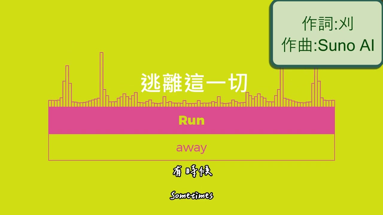 逃離這一切(中英雙語字幕)Run away english-chinese subtitles