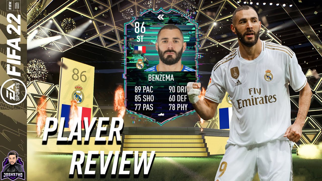 THE BEST VALUE SBC THIS FIFA? 86 FLASHBACK KARIM BENZEMA PLAYER REVIEW FIFA 22 ULTIMATE TEAM