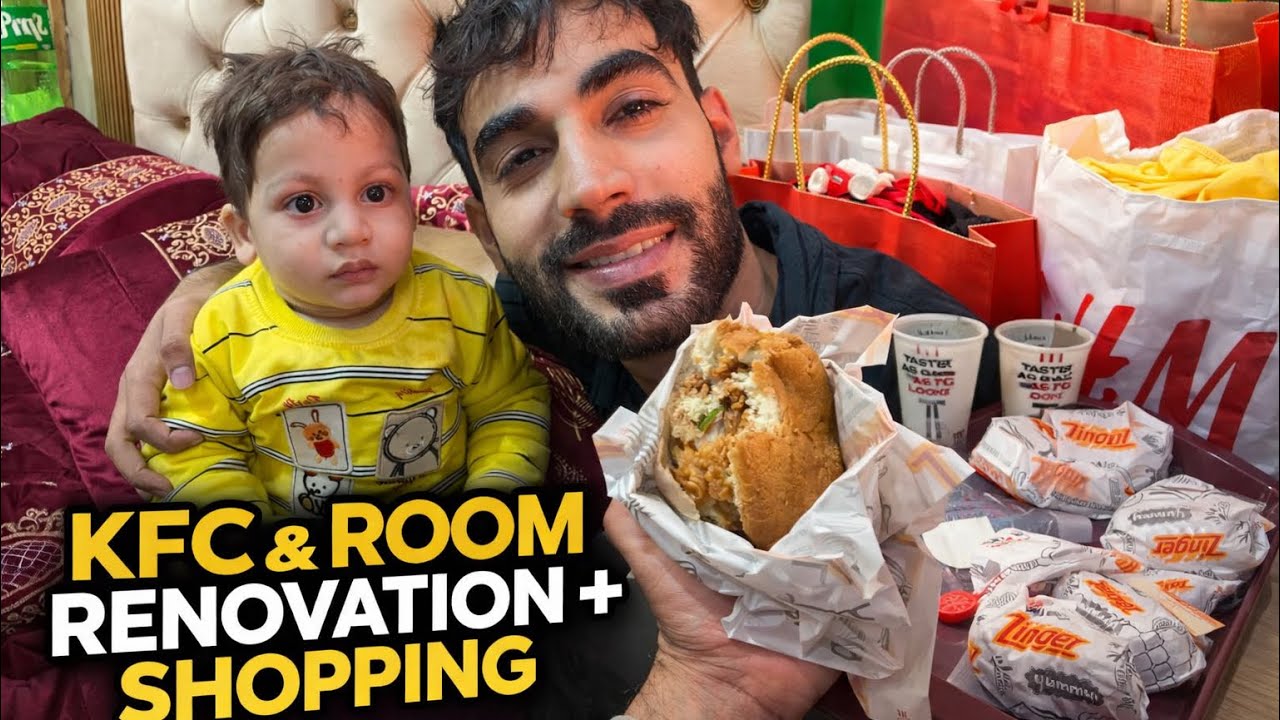 KFC Treat 🍗 | Room Renovation Complete 🏠 | Shopping with Family 🛍️ | Daily Vlog Pakistan
