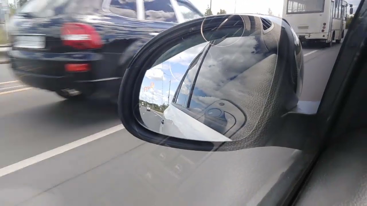 VW Tiguan I поколения. Работа системы Side Assist.