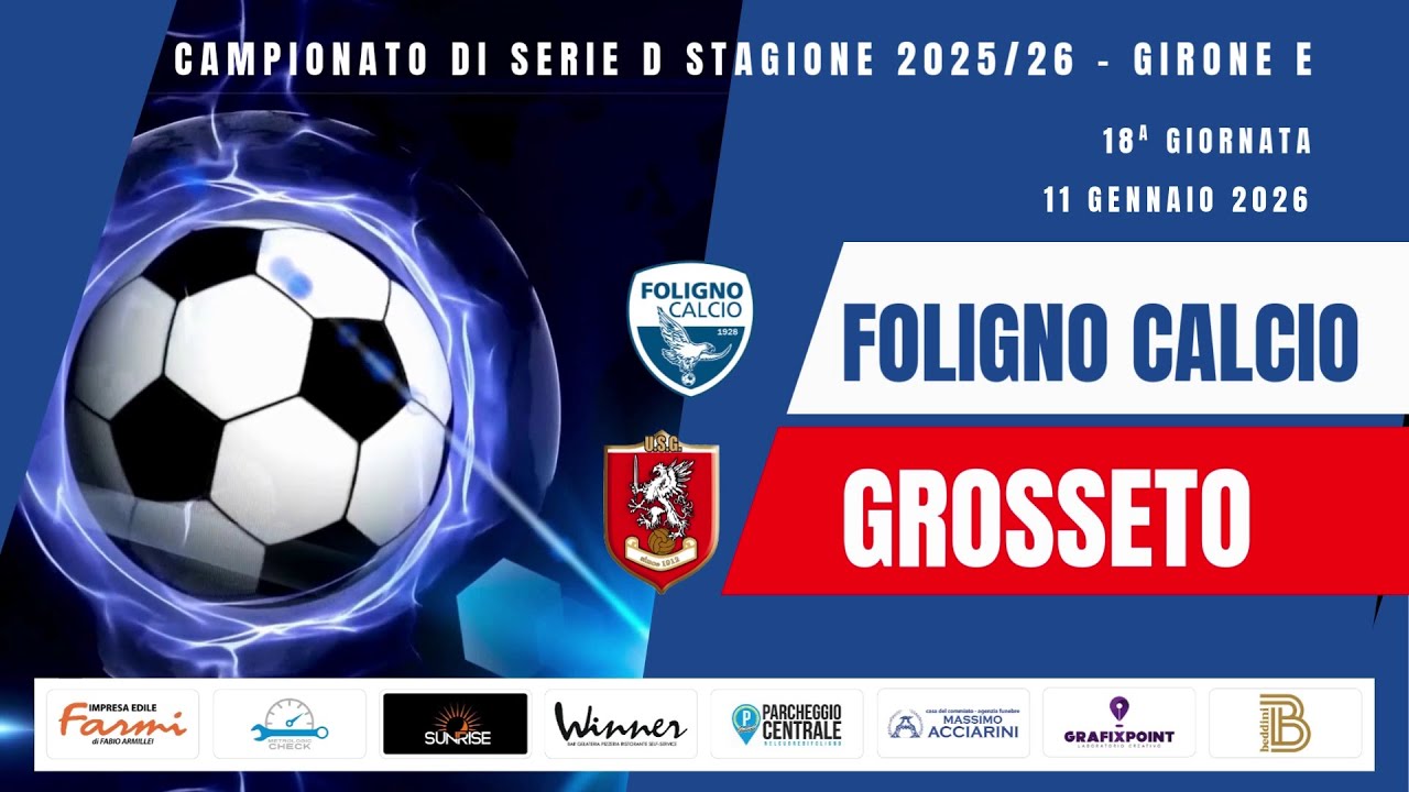 FOLIGNO CALCIO - GROSSETO 2 - 1 HL