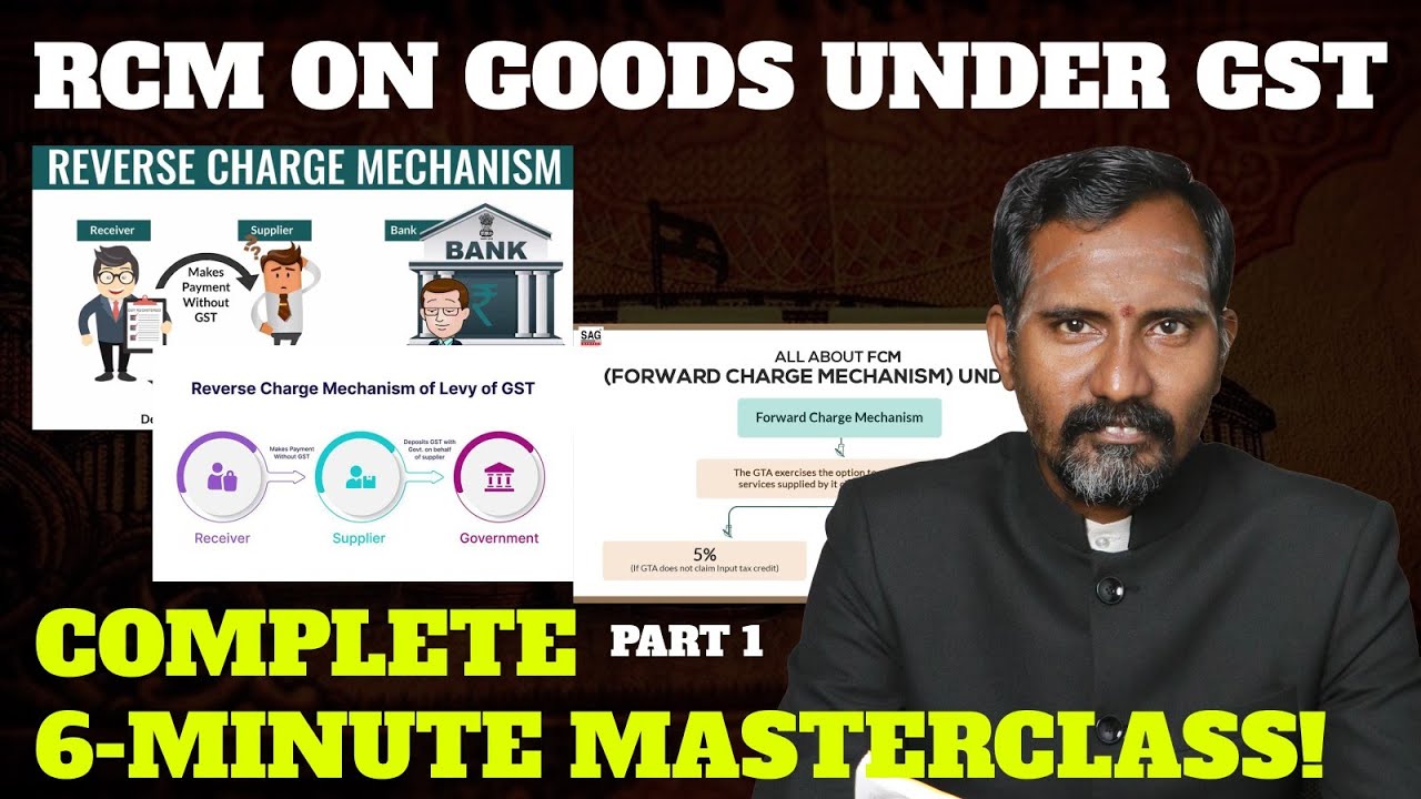 RCM on Goods under GST &mdash; Complete 6-Minute Masterclass!  - Part 1 #gstupdate #rcm 