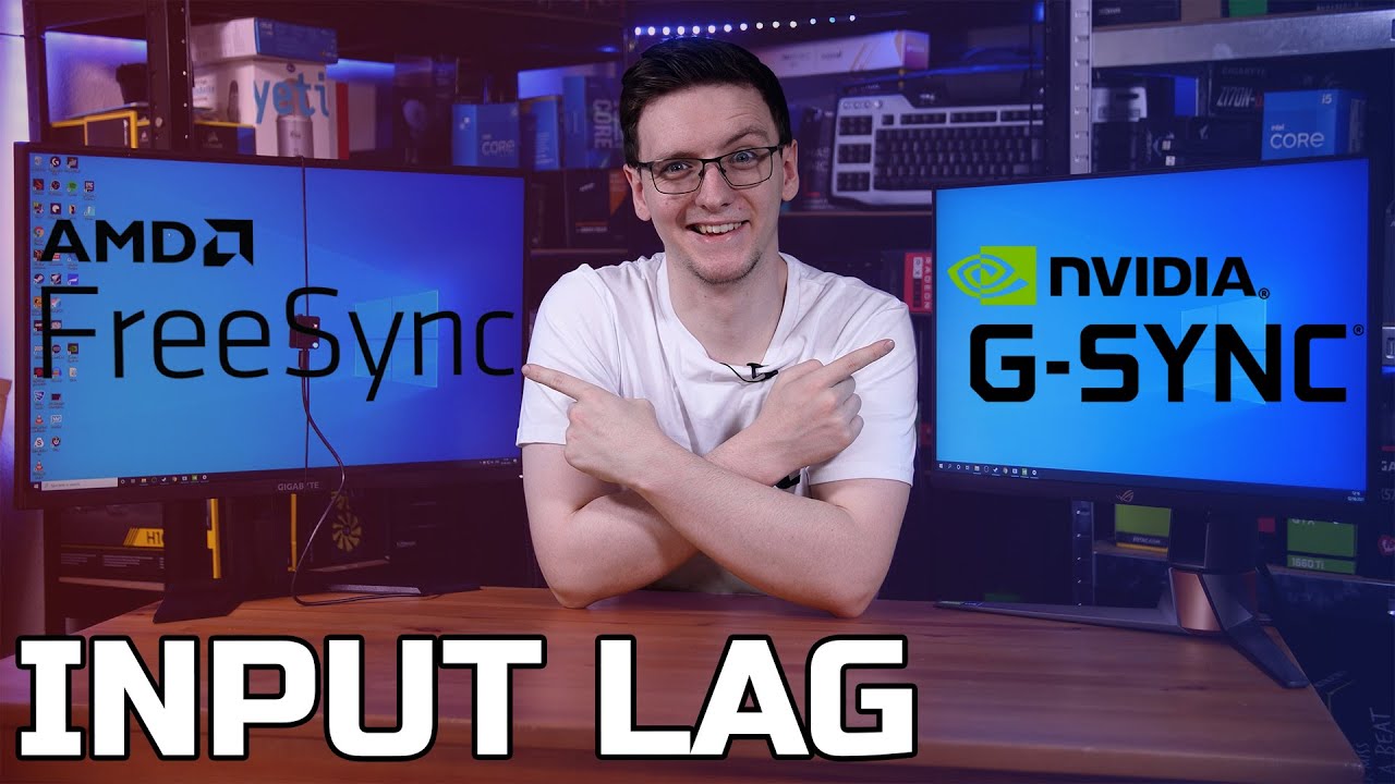 Freesync vs G-Sync Input Lag Test - TechteamGB