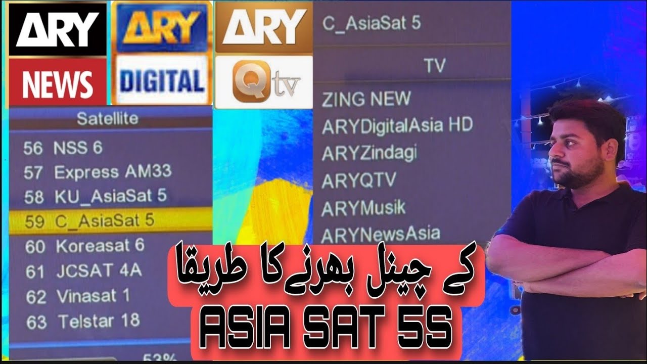 How to scan Asiasat 5s on reciver