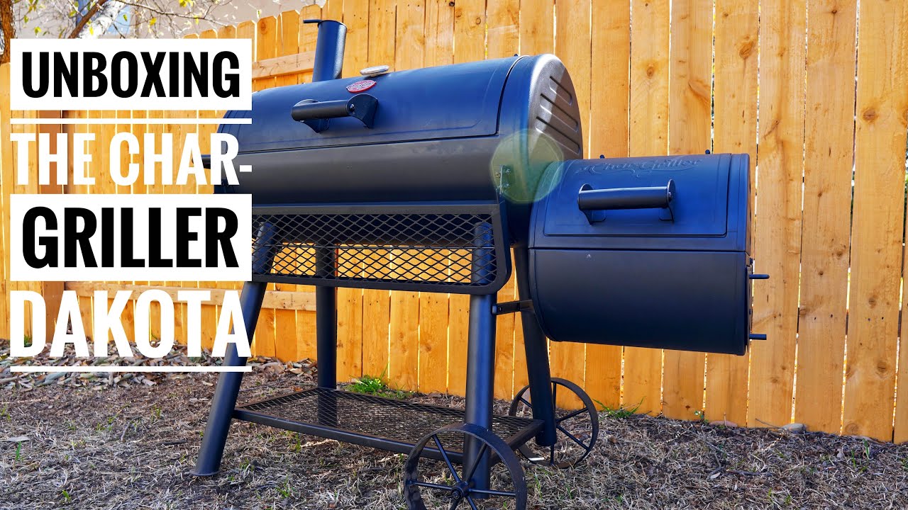 I Just Got A New Grill! | Unboxing The Char-Griller Dakota Offset Smoker