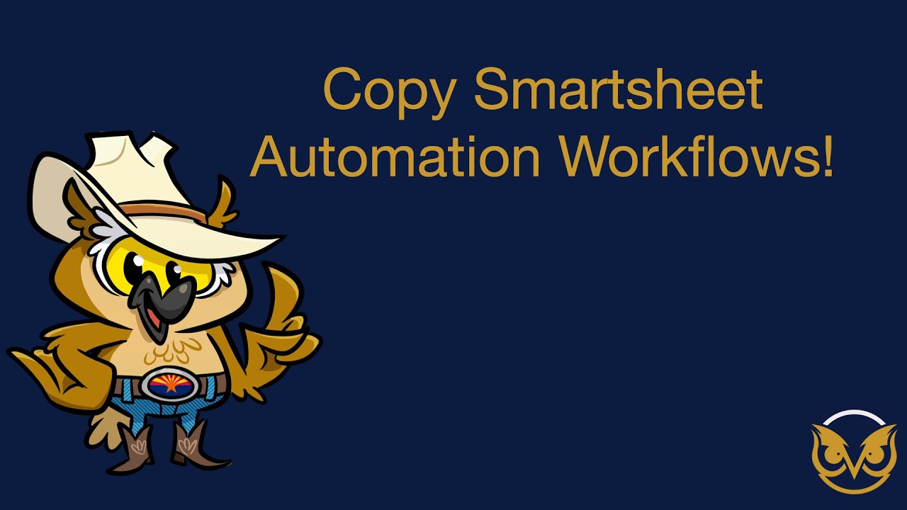 Smartsheet Copy Automation Workflows from One Sheet to Another!