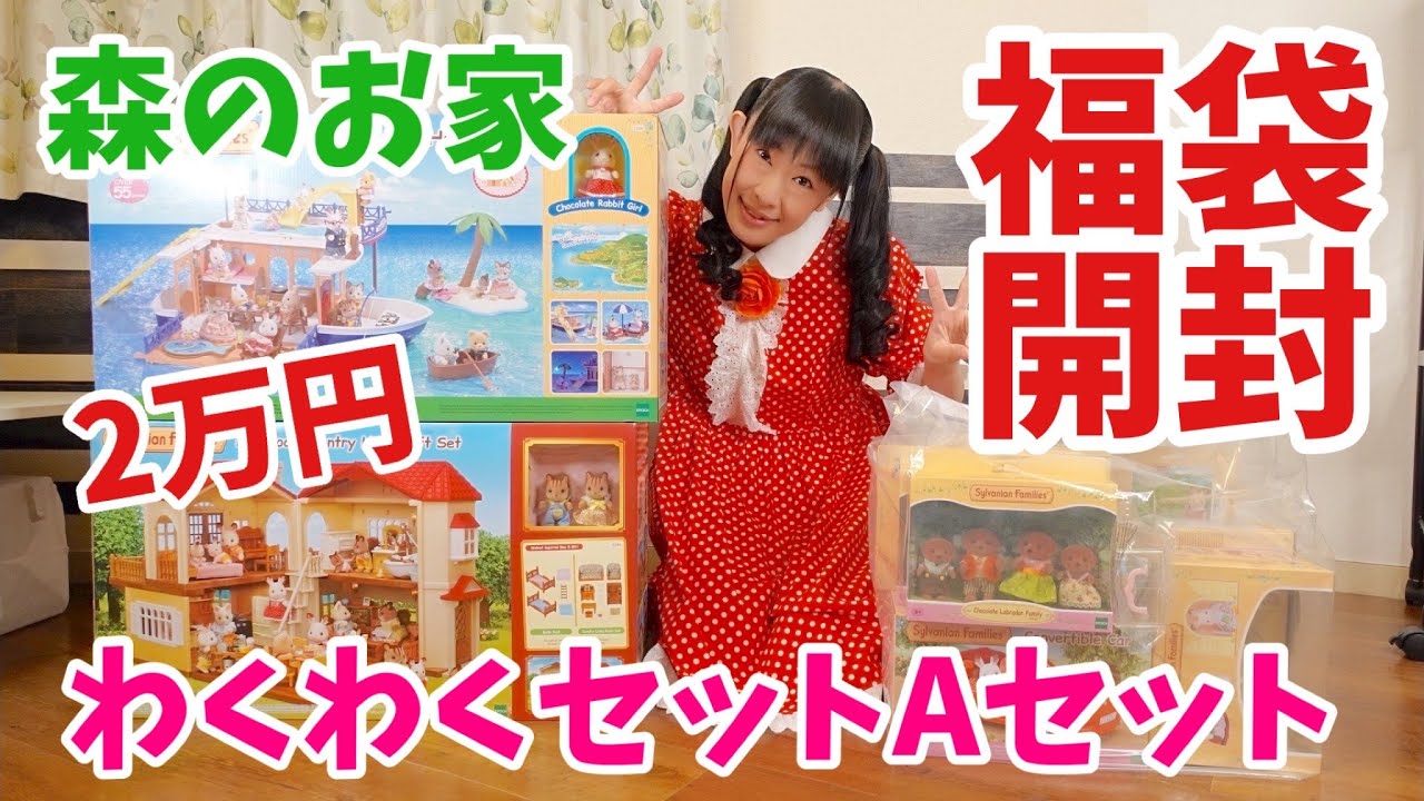 【森のお家】わくわくセットAセット開封！【シルバニアファミリー】