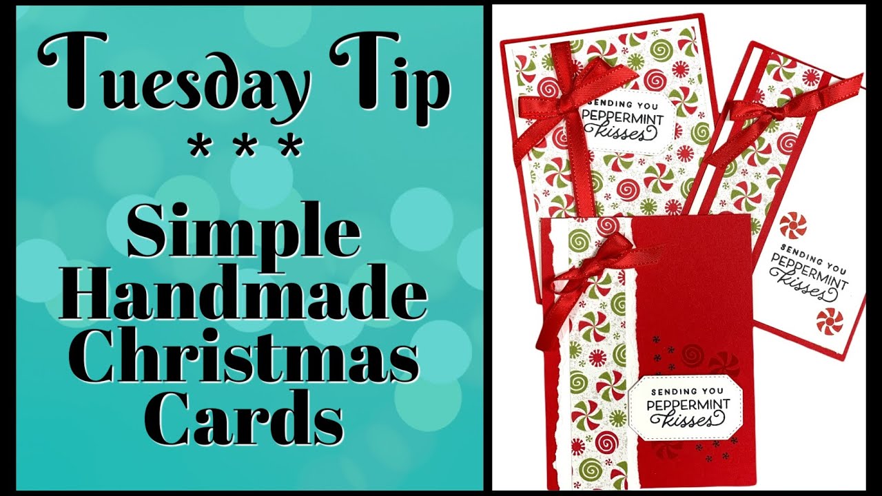 Stop The Holiday Overwhelm! Make Cute & Simple Handmade Christmas Cards