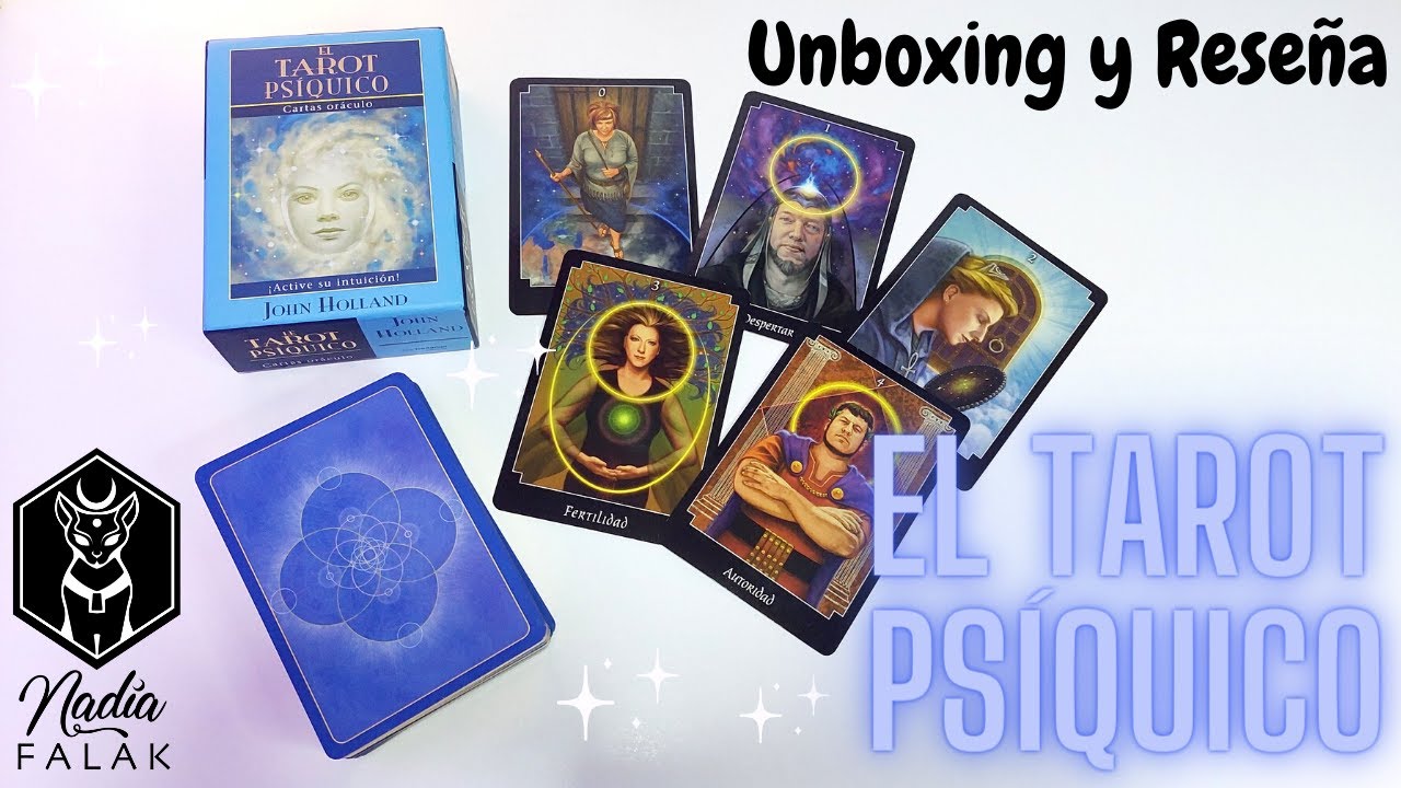 EL TAROT PSÍQUICO 💙 Unboxing y Reseña ✨ Nadia Falak