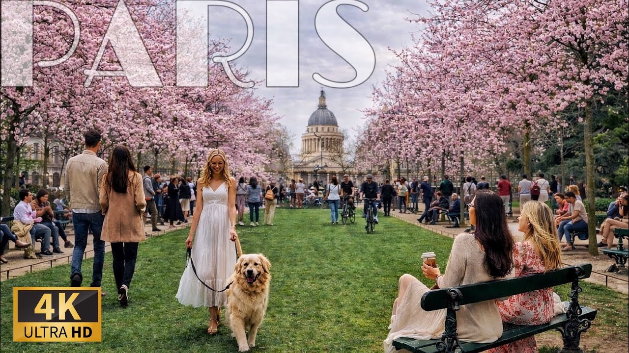 [🇫🇷Paris France 4K 120FPS Walking Tour] Spring Walk in Paris   06/March/2026