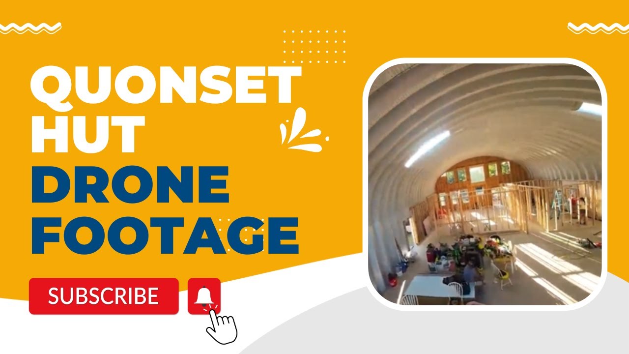 Drone Video: Quonset Hut Under Construction