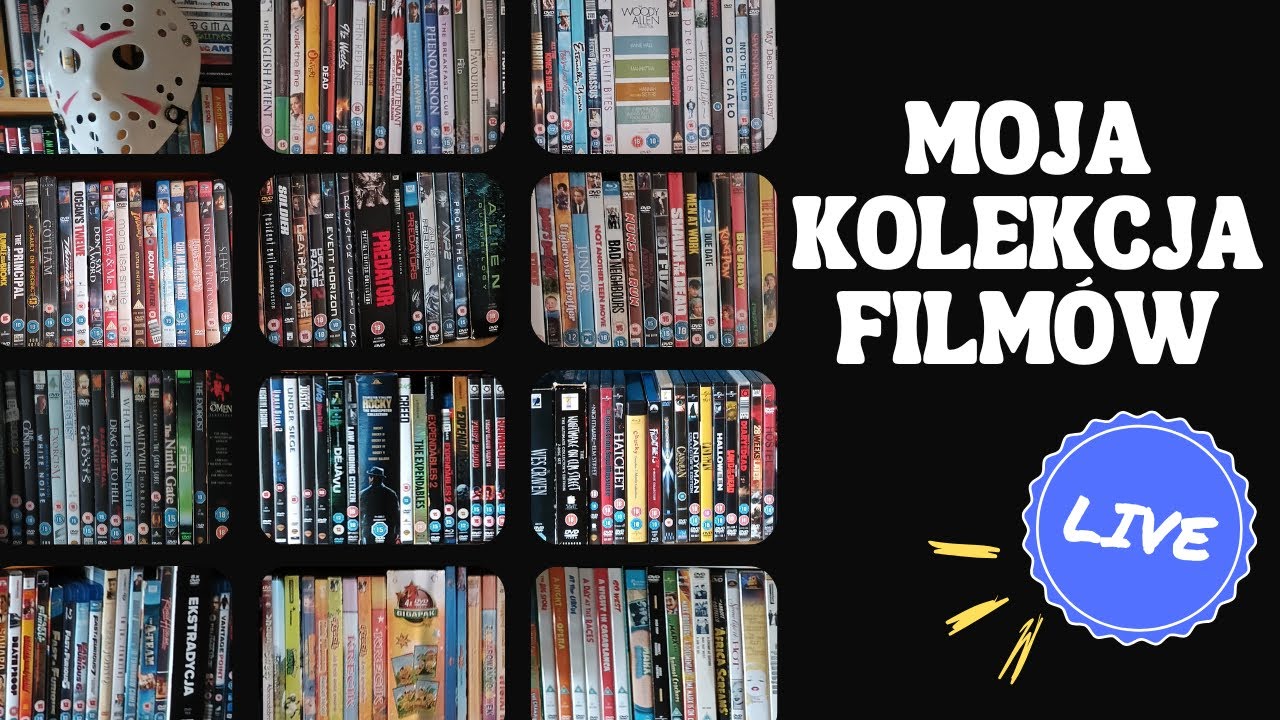 🔴 Moja Kolekcja filmów na DVD i Blu-Ray | LIVE