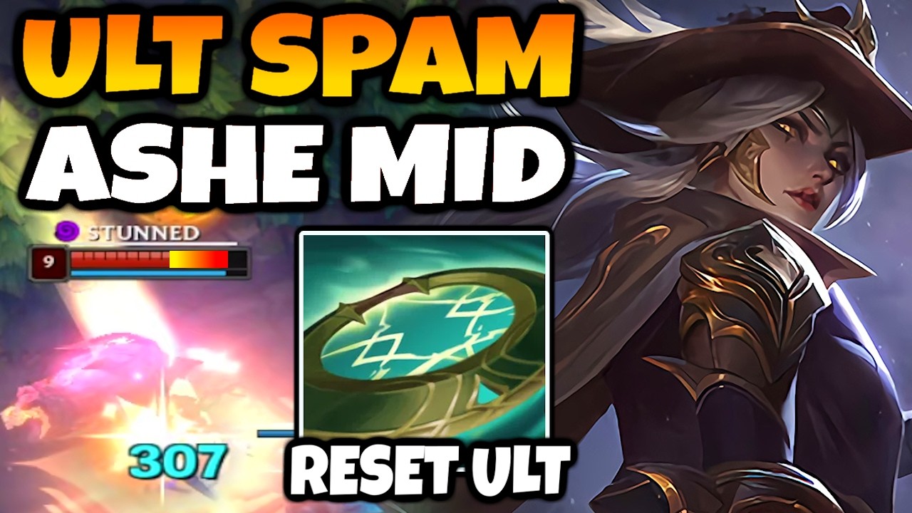 ULT SPAM ASHE MID can even work in HIGH ELO