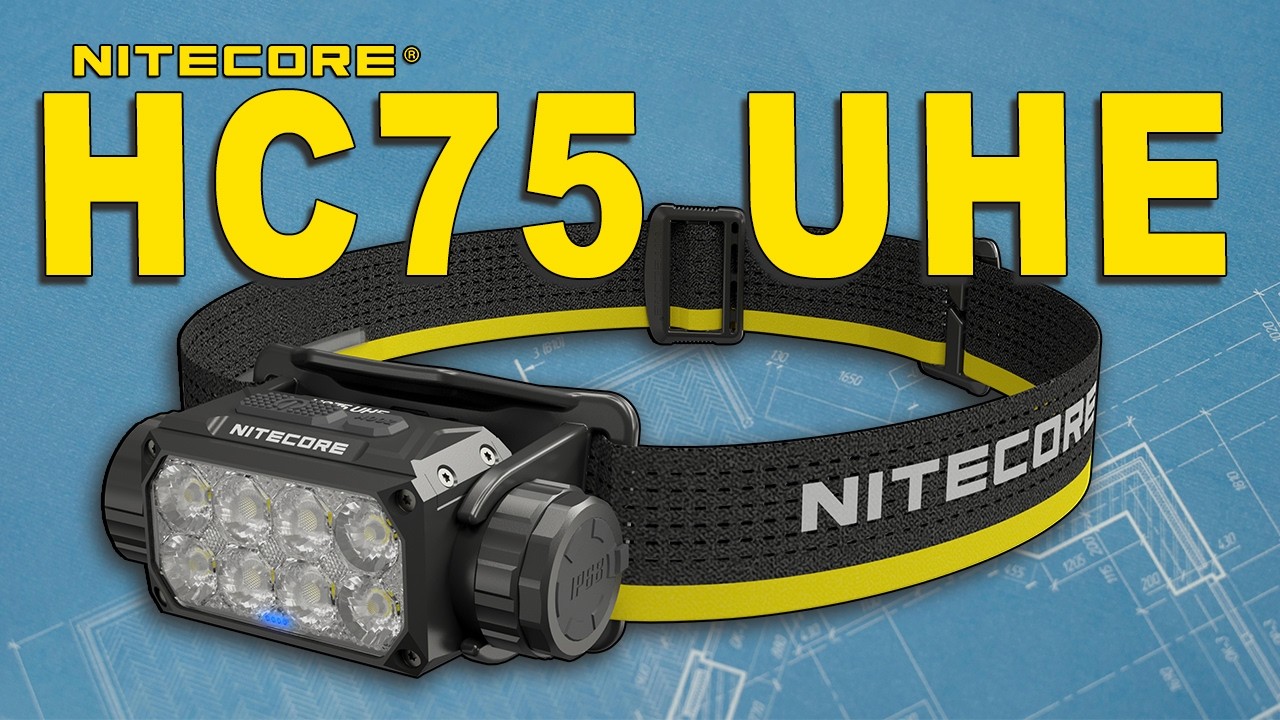This is a BEAST! 💡The Nitecore HC75 UHE Headlamp