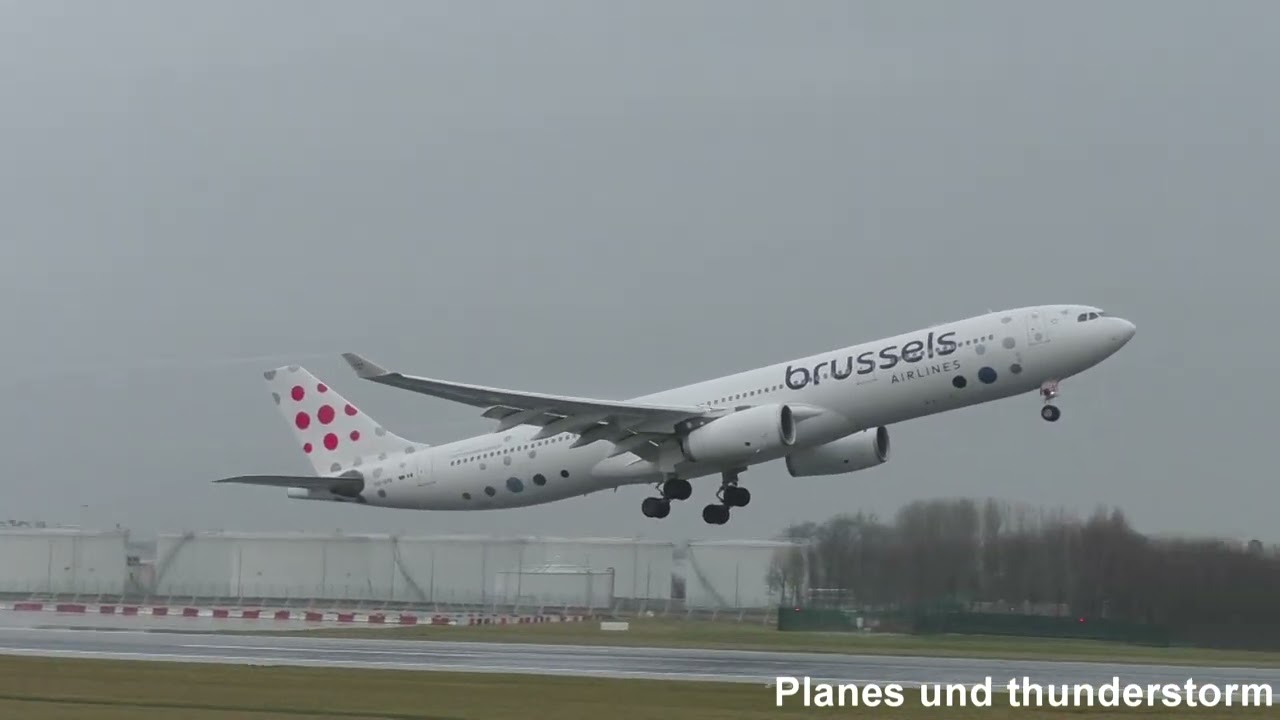 Plane spotting on Brussel airport
