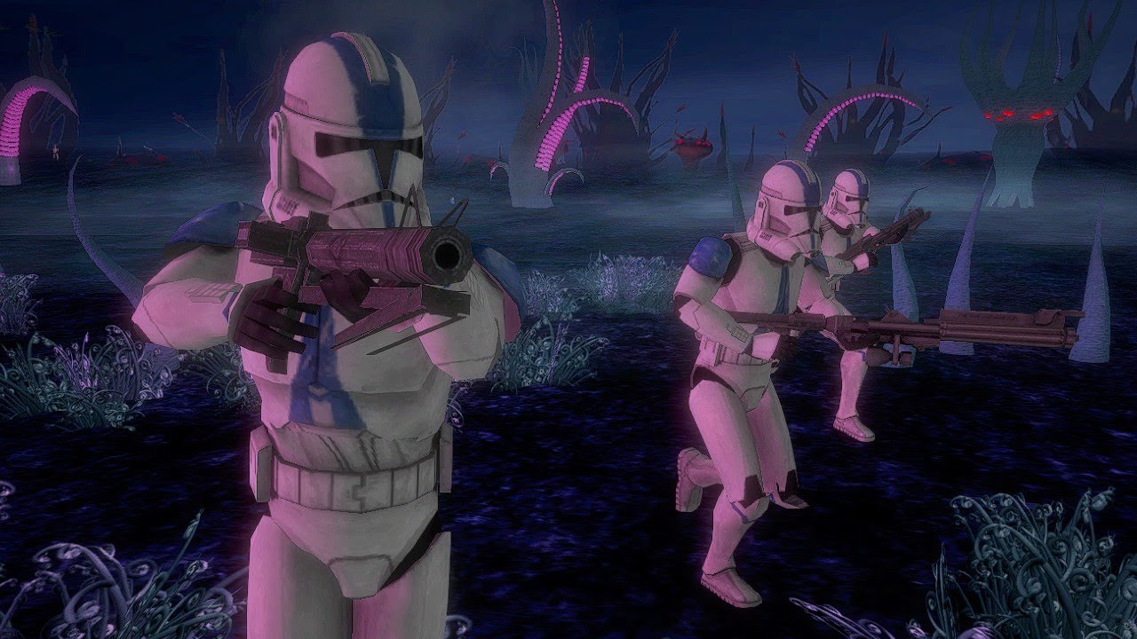 Battle of Umbara - Clone Army vs Separatist Army - Star Wars: Battlefront 2 Cinematic Battle