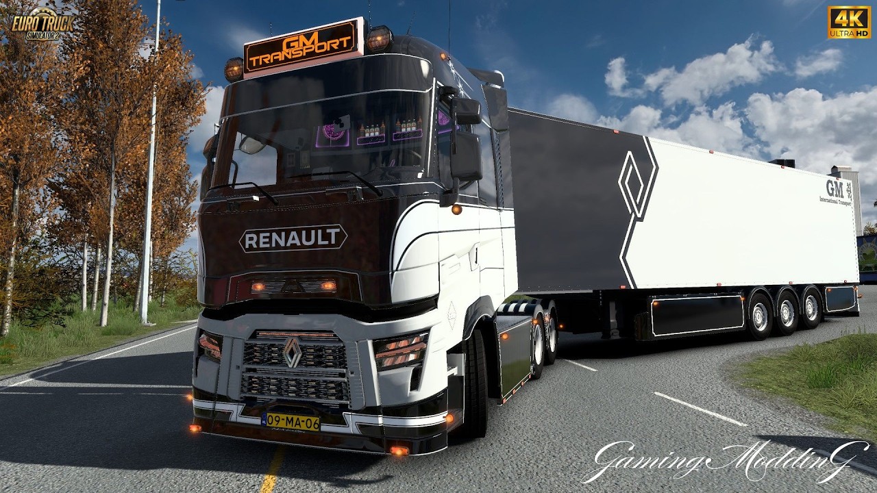 ETS2 | Realistic Driving | NEW Renault Range T520 by GM | PNG + JBX2 | #ets2 1.57
