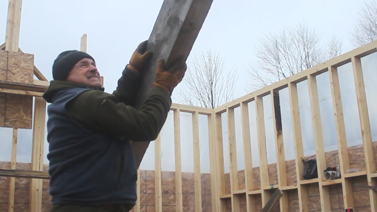 32 ft. 500 lb Ridge Beam, Can I Get it Set Without Machinery
