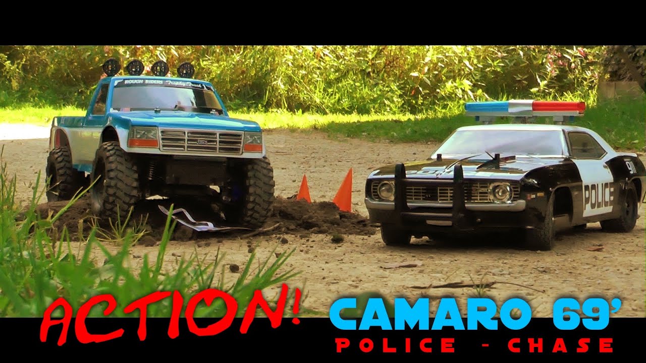 RC Police Car Chase 70's style - #3 Showcase [Tamiya  Police Camaro 1969]