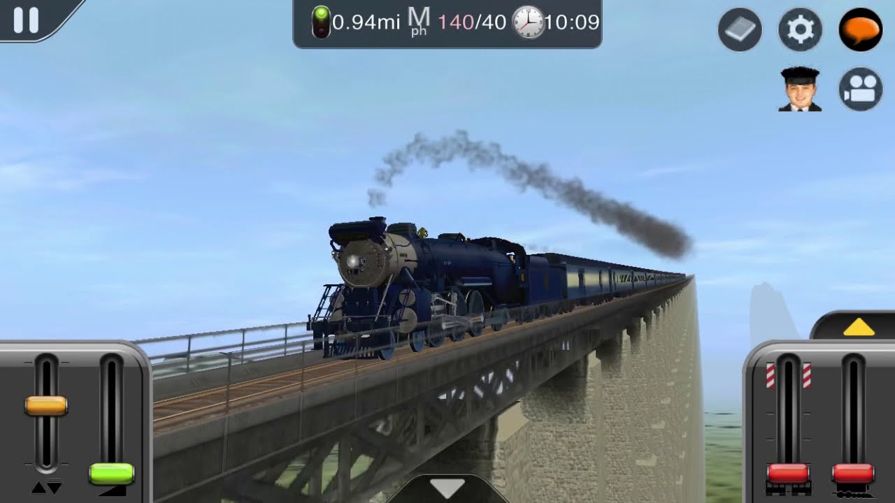 Express steam engine’s, speed test