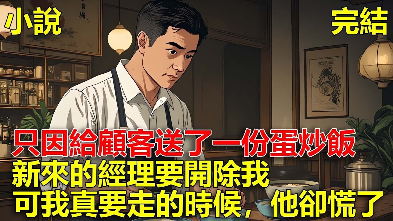 我在酒店當大廚，只因給顧客送了一份蛋炒飯，新來的經理說我搞特殊化，要求開除我，可我真要走的時候，他卻慌了！
