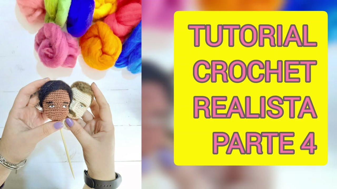 Amigurumi Realista. NARIZ. Patrón gratis + videotutorial. PARTE 4. En español. CROCHECLETA