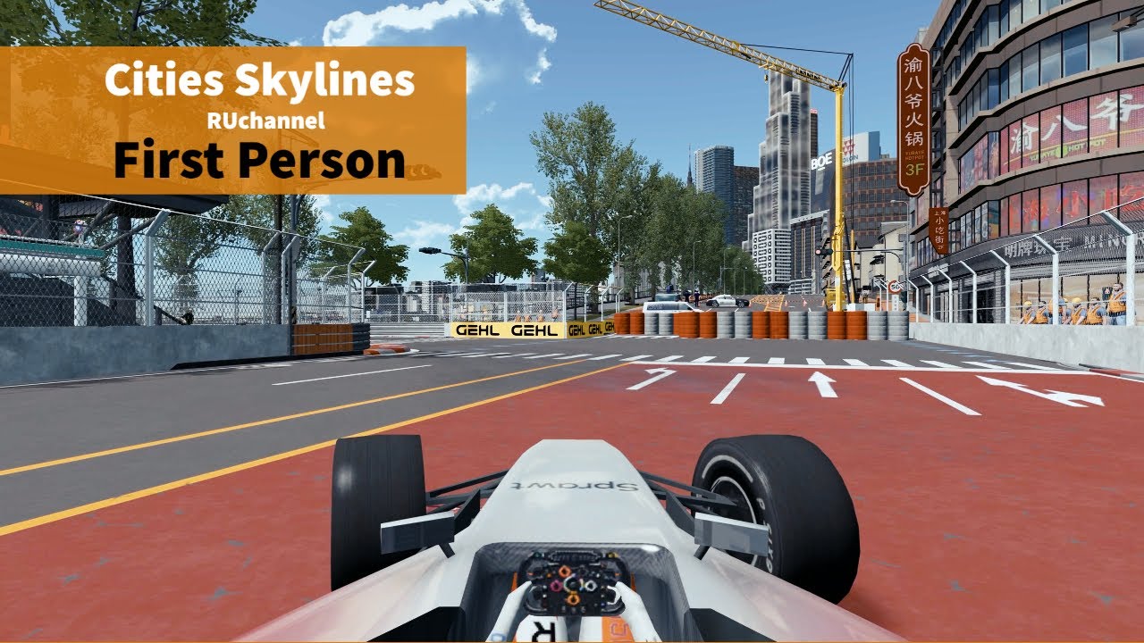 Cities skylines F1 racing POV (Mingda ep35)