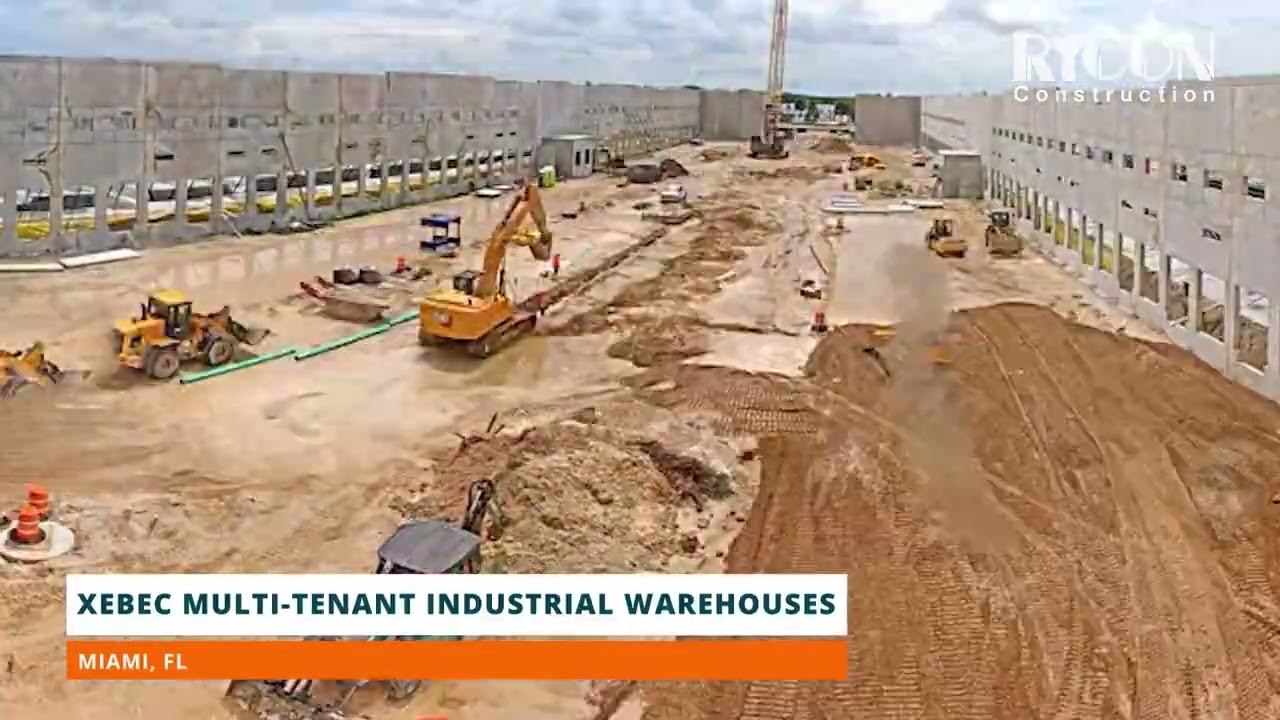 Xebec Multi-Tenant Office & Industrial Warehouses Time-Lapse, Miami, FL