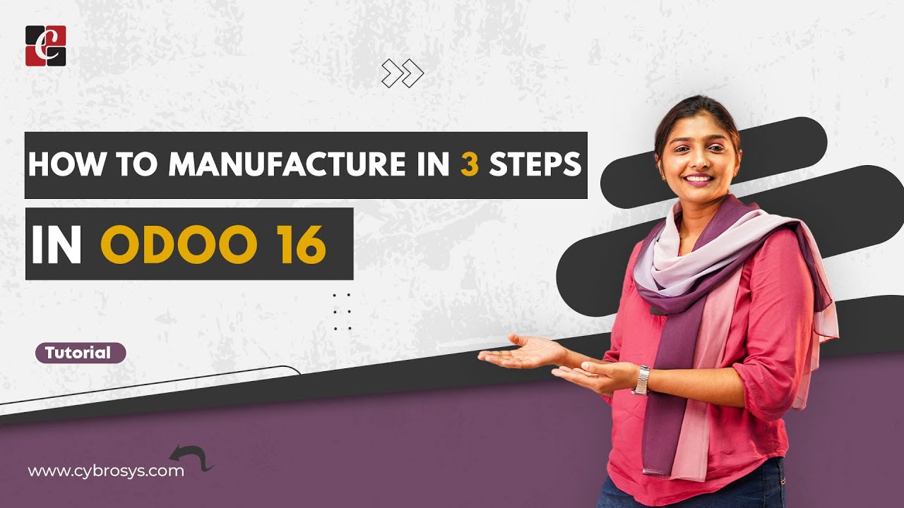 Manufacturing in Three Steps - Odoo 16 MRP | Odoo for Wood Manufacturers