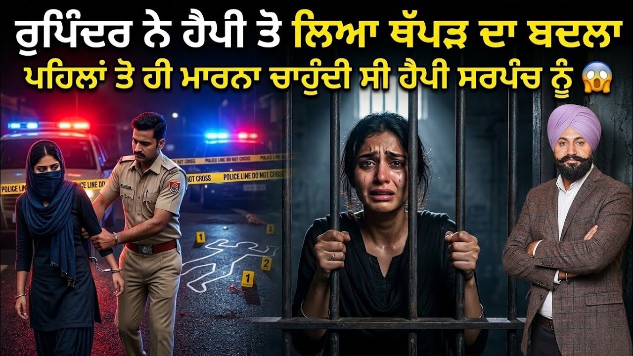 ਰੁਪਿੰਦਰ ਨੇ ਹੈਪੀ ਤੋਂ ਲਿਆ ਥੱਪੜ ਦਾ ਬਦਲਾ, ਪਹਿਲਾਂ ਤੋਂ ਹੀ ਮਾ/ਰਨਾ ਚਾਹੁੰਦੀ ਸੀ ... | Happy Sarpanch Case