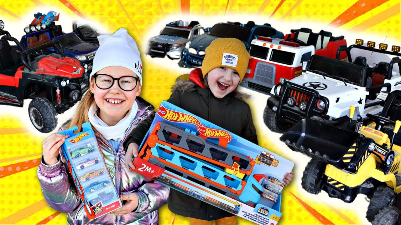 MARCEL i WYŚCIGOWY TRANSPORTER HOT WHEELS CITY