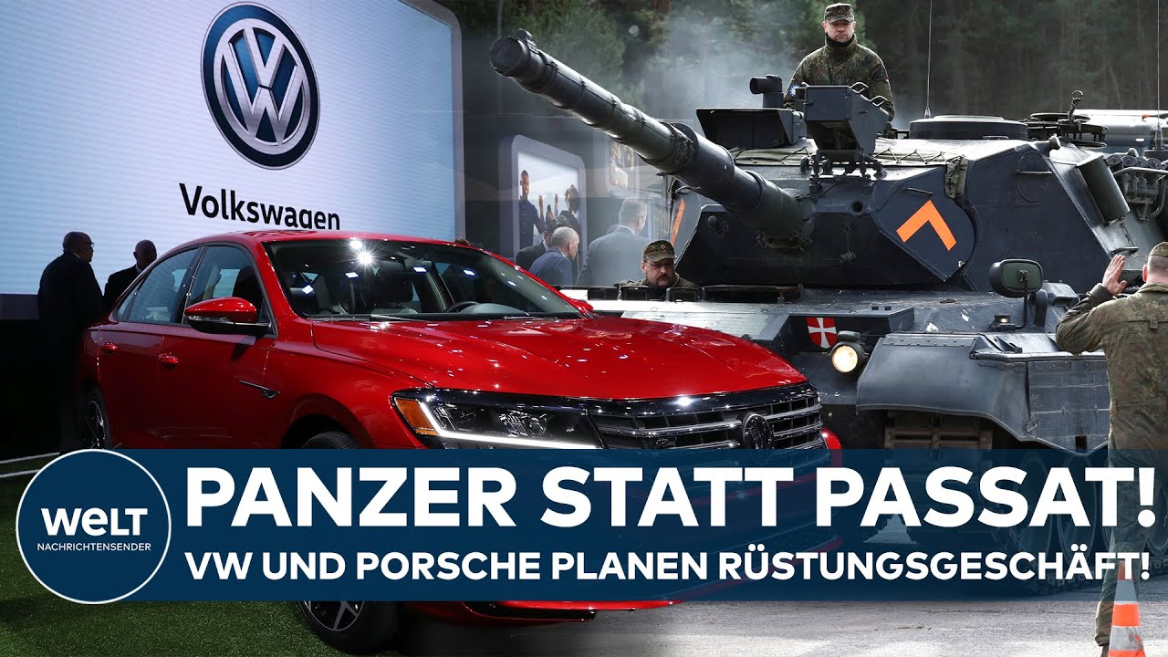 VW- UND PORSCHE-KRISE: Blume offen f&uuml;r R&uuml;stungsgesch&auml;ft! Porsche und VW wollen Panzer bauen