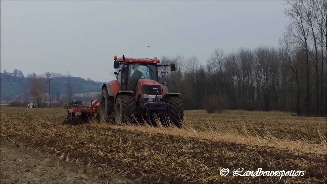 Case IH Puma 225 CVX met Steeno cultivator