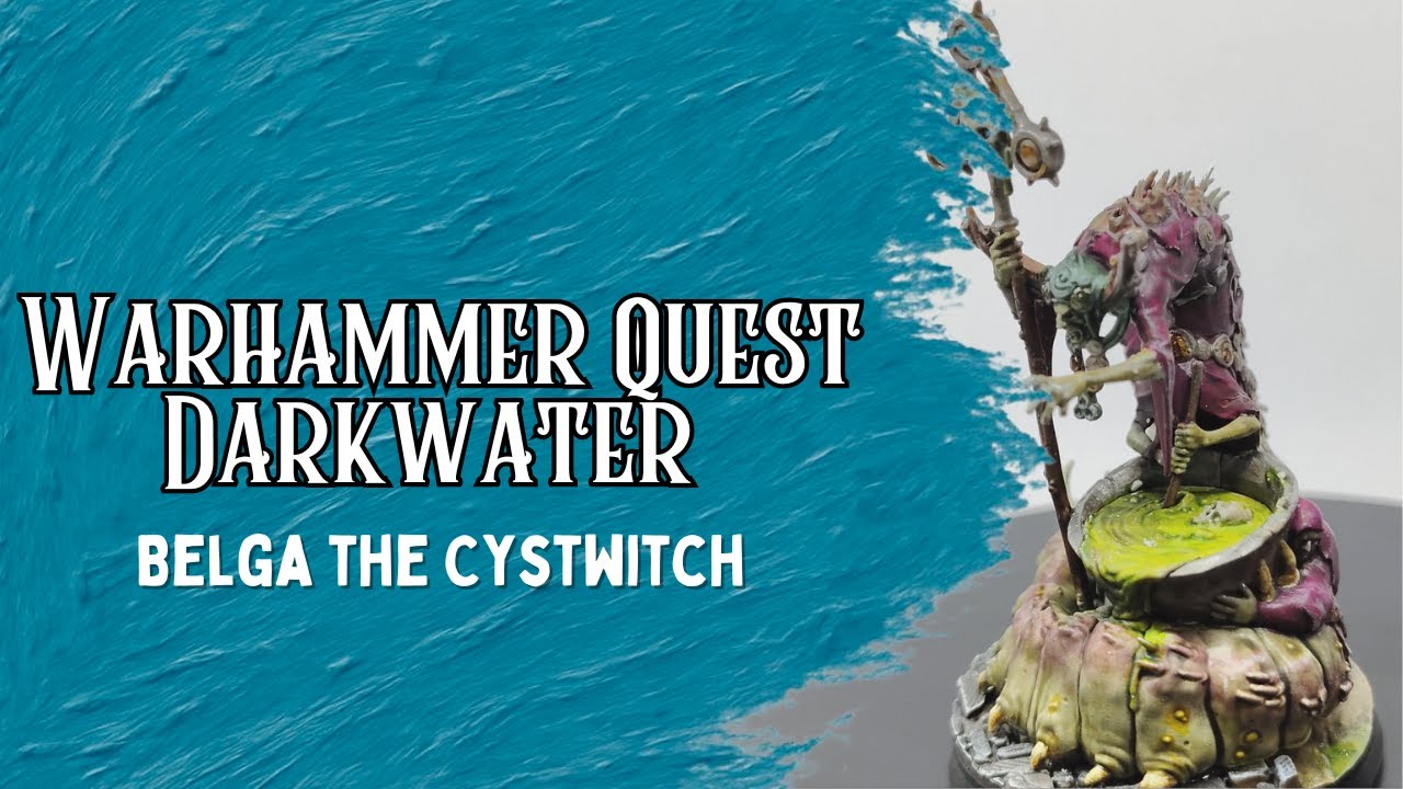 Painting Warhammer Quest Darkwater - Belga the Cystwitch
