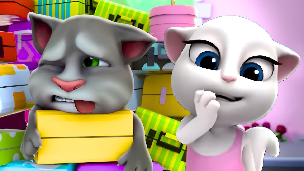 Angela e Tom vanno in vacanza! | Compilazione animata di Talking Tom per bambini | WildBrain Kids