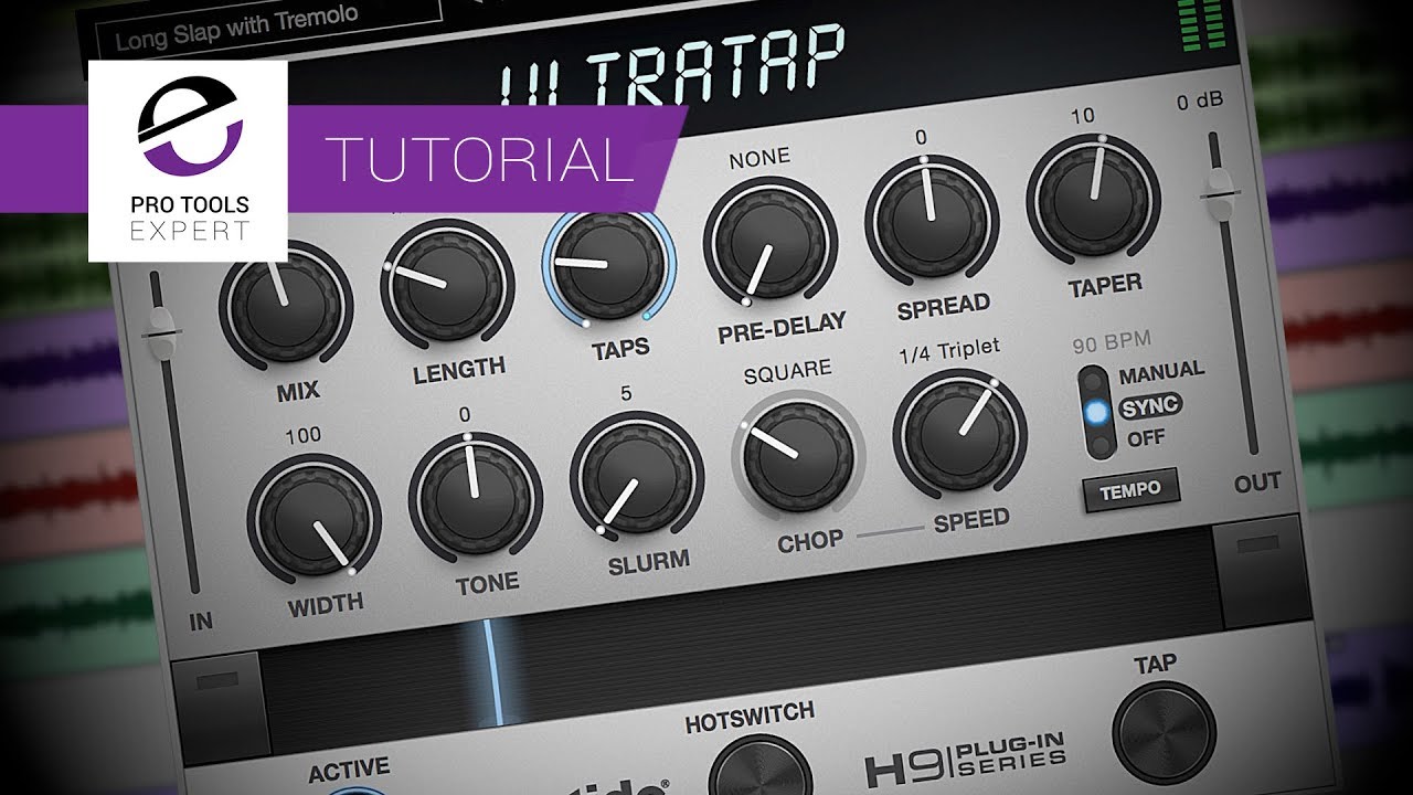 Free Tutorial   How To Use The Eventide UltraTap Plug in Controls