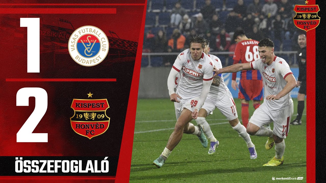 Vasas FC - Budapest Honvéd FC 1-2, Merkantil Bank Liga, 14. forduló - összefoglaló